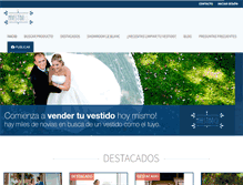 Tablet Screenshot of mivestido.cl